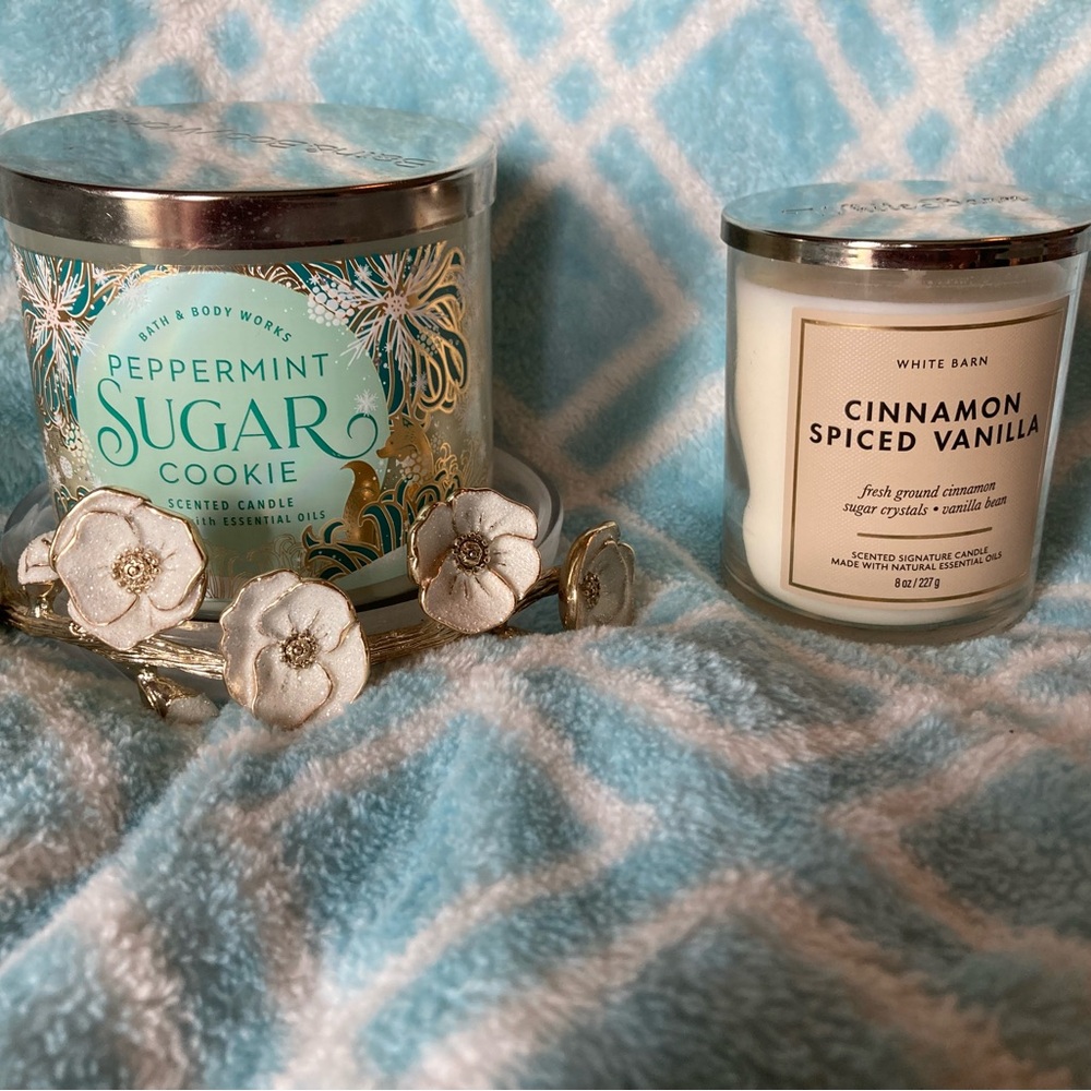 NWT 2 new candles and holder